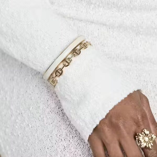 Pattern Bangle gold