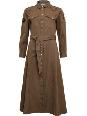 Foxy Long Dress Army