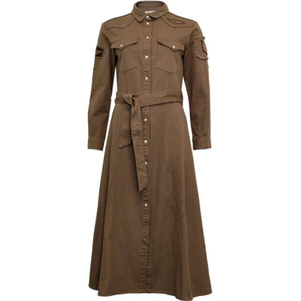 Foxy Long Dress Army