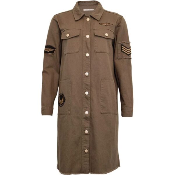 Foxy Long Jacket Army