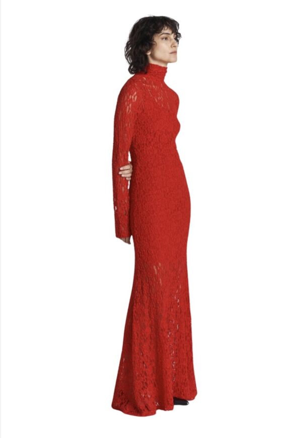 Janasia Lace Dress Ruby Red - Image 2