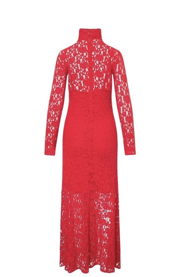 Janasia Lace Dress Ruby Red - Image 3