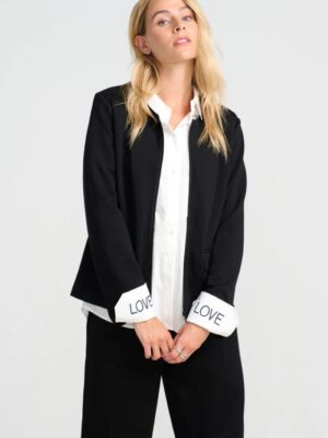 Love Shirt White Grey