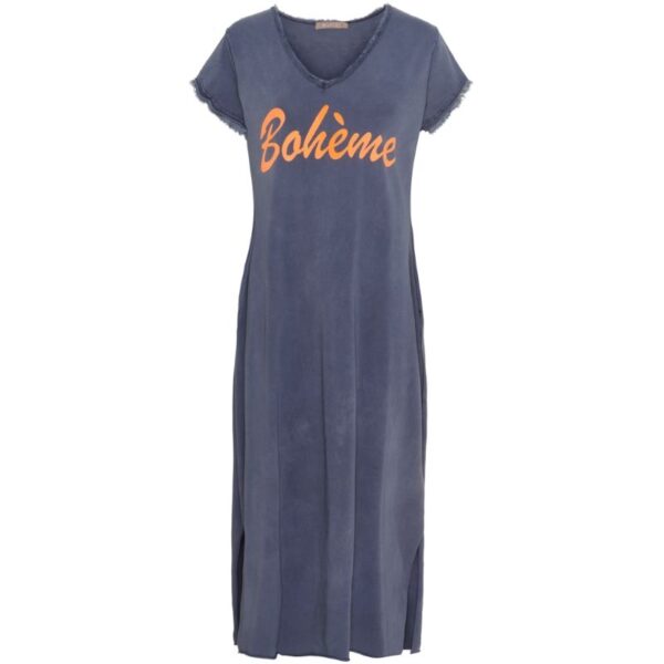 Rosalia Dress Dark Blue Arancio
