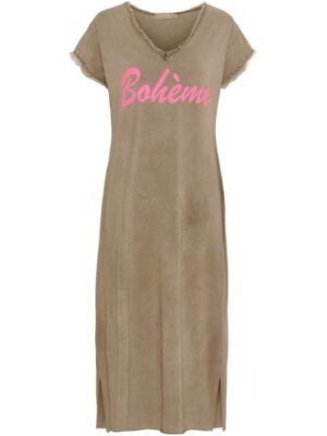 Rosalia Dress Marrone Fuxia