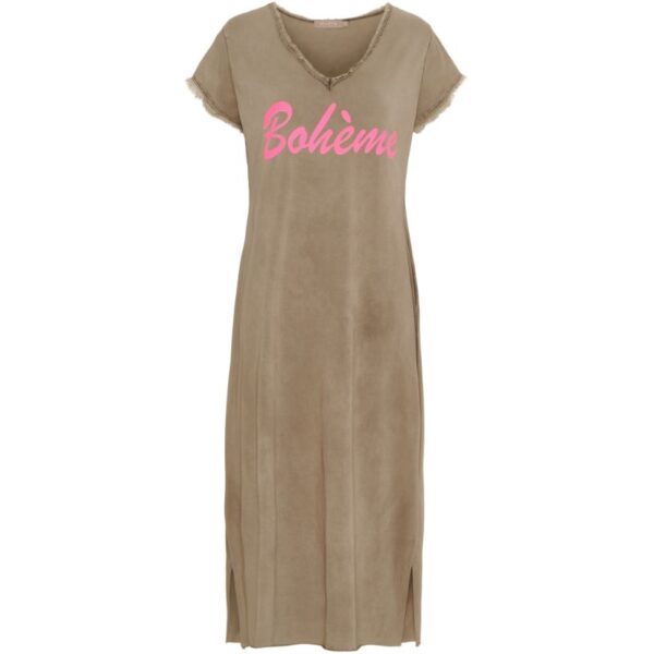 Rosalia Dress Marrone Fuxia