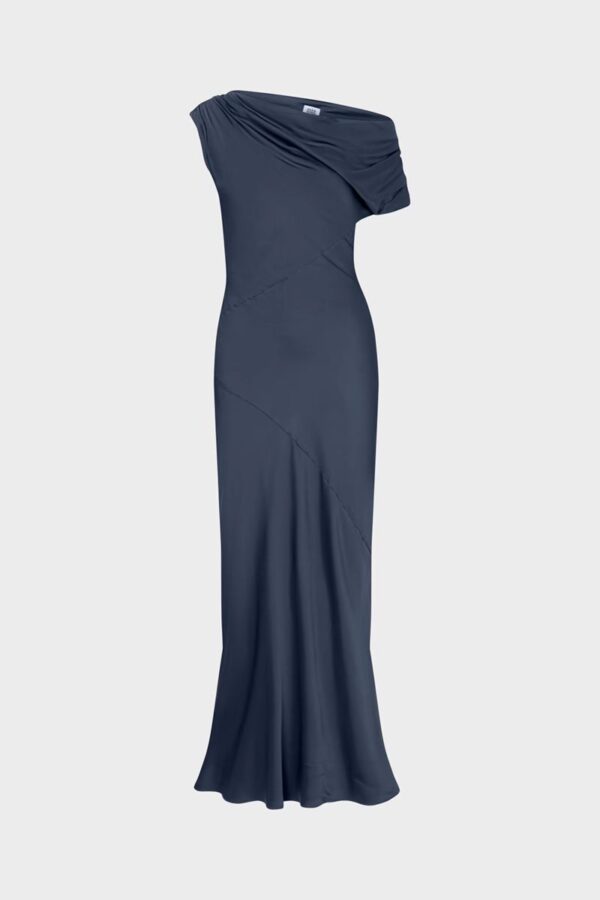Vanessa Satin Dress Future Dusk