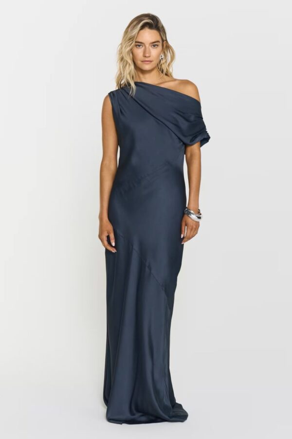 Vanessa Satin Dress Future Dusk