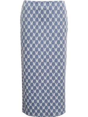 Watson Skirt Denim Letters