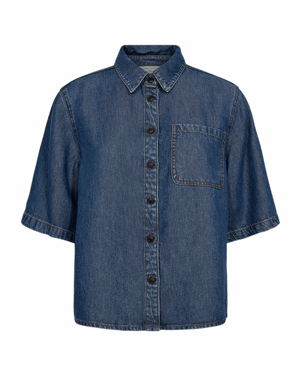 Skjorta Milo Medium Blue Denim