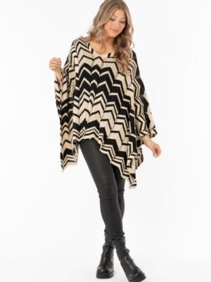 Esther Cape Gold Black
