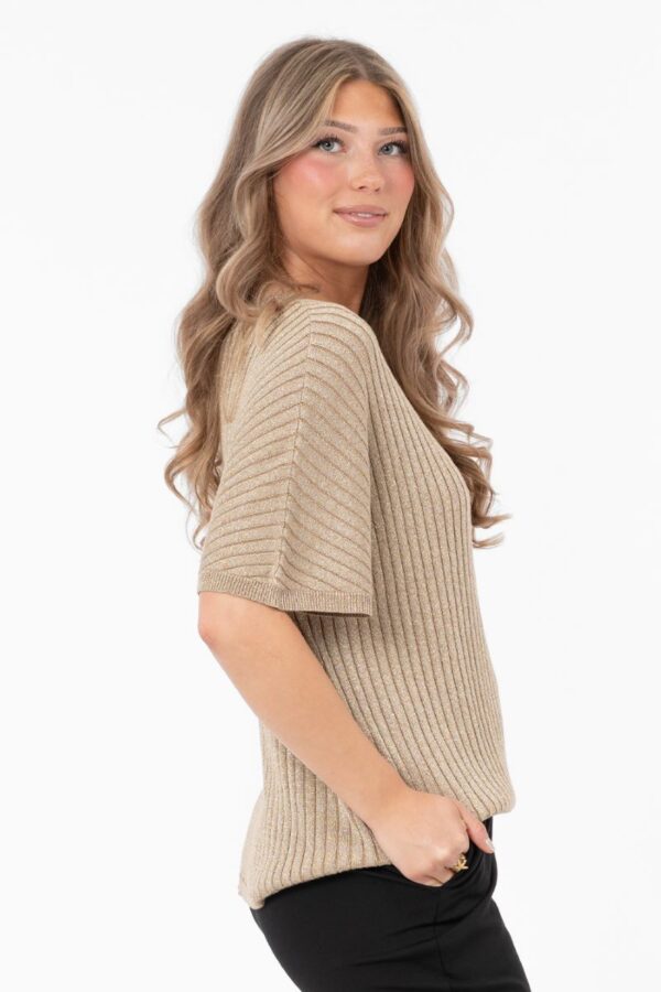 Frances Knit Top Atique Gold