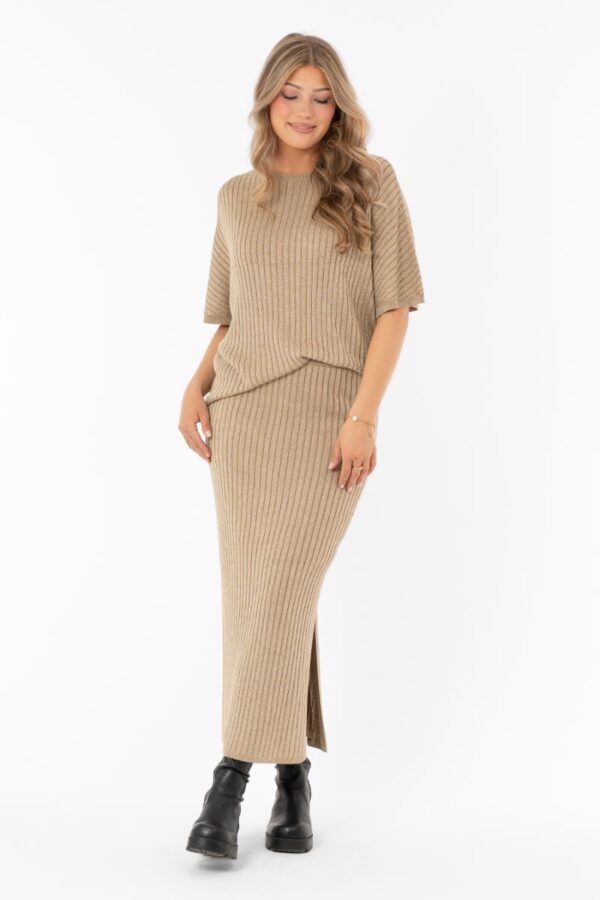 Frances Knit Top Atique Gold