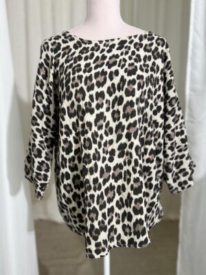 Top Mickan Leopard Sand