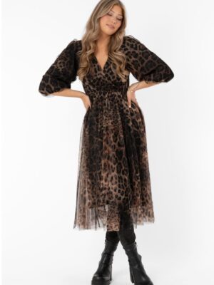 Priscilla Tulle Dress Hazel Black