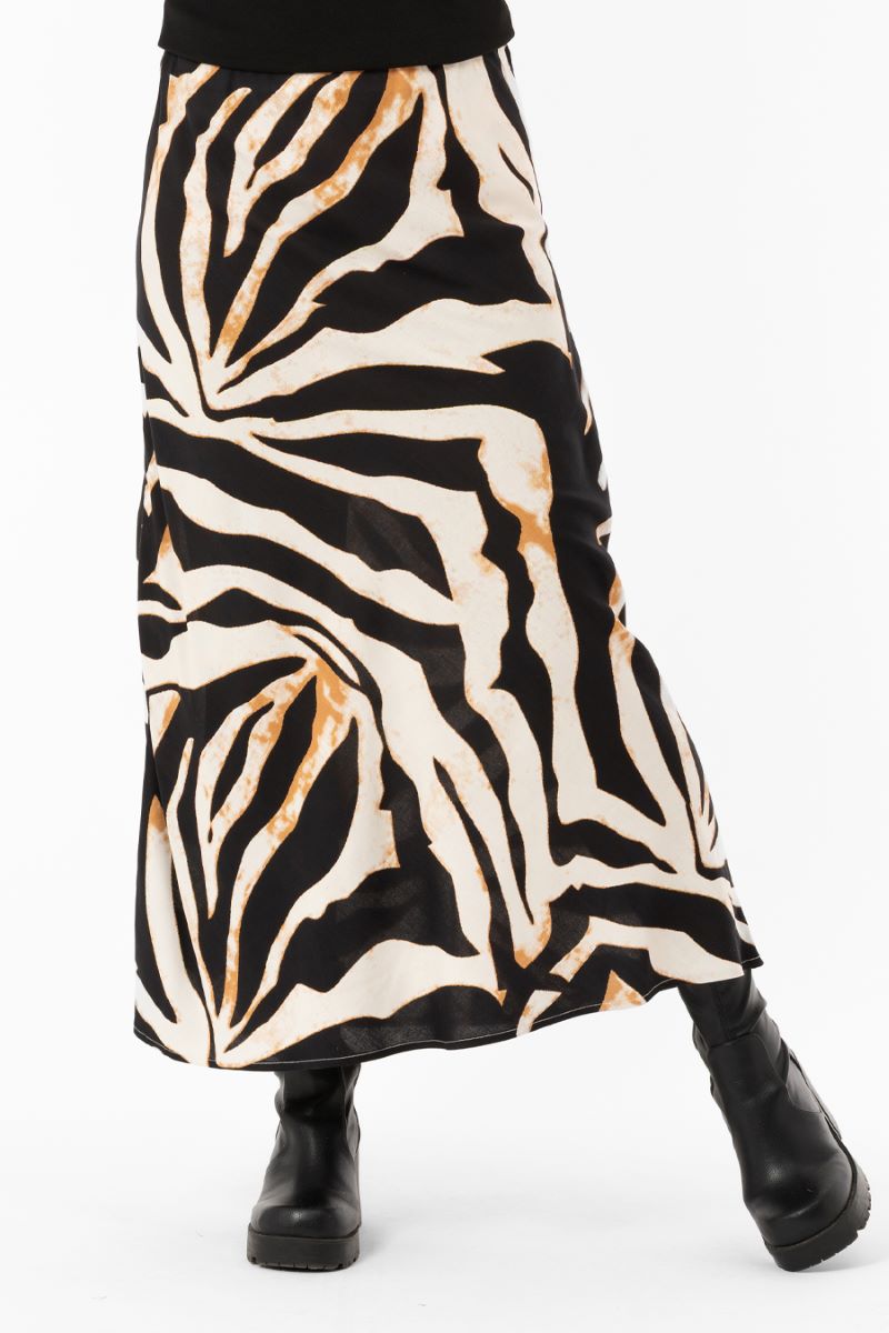 Bea Skirt Ivory Black