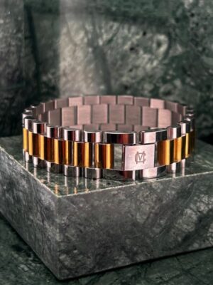 Bracelet Chunky Watch Silver/Gold