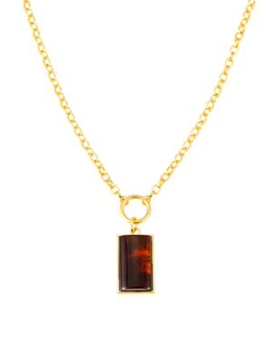 Como Necklace brown gold