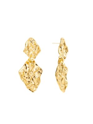 Como large earring gold