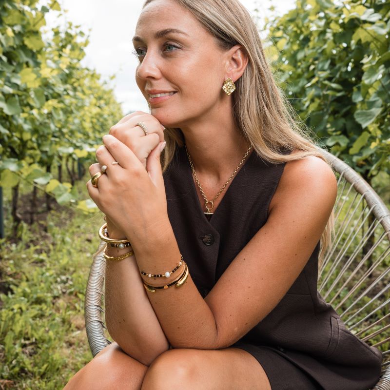 Como mini earring gold - Image 2