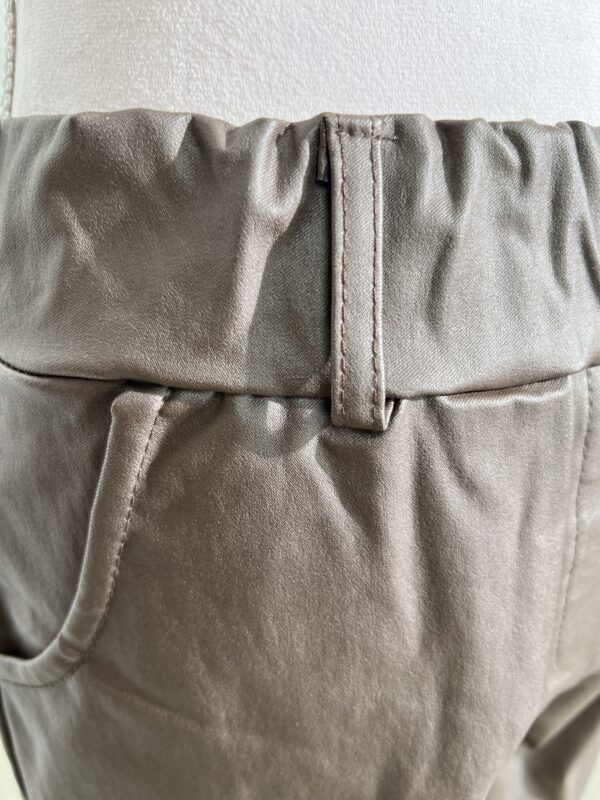 Minnea fake leather pants Brun - Image 2