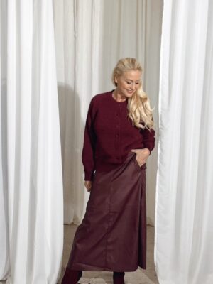 Cardigan Louisa Heart button Port Royale