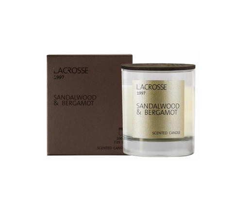 Scented Candle Lacrosse Sandalwood Bergamot 200g
