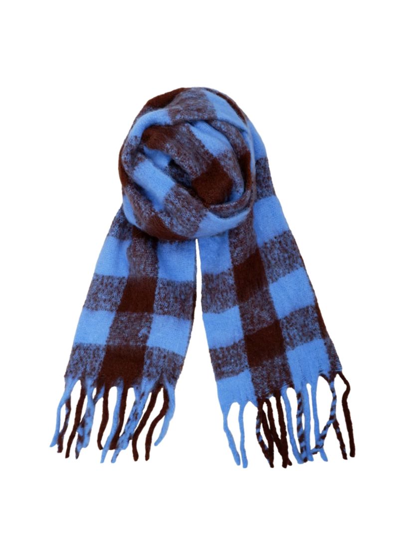North Soft Winter Scarf Blue Mocca