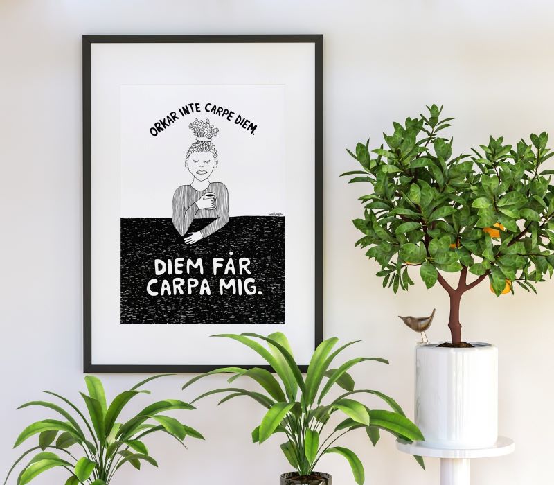Poster A4 "carpe Diem"