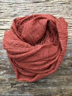 Scarf basic rusty