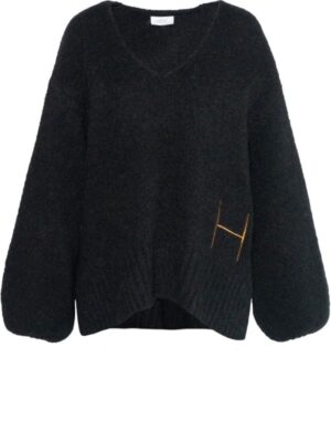 Sweater Sofie v-neck Jet Black