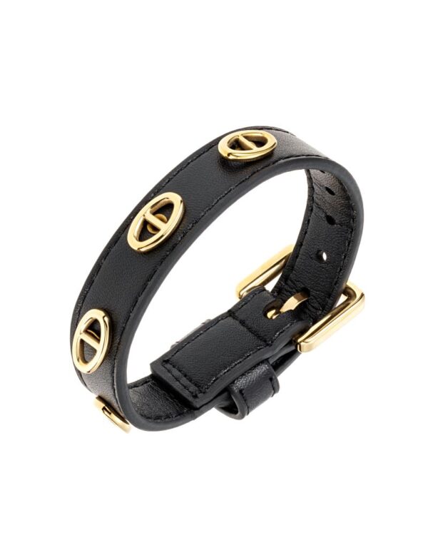 Celine leather bracelet Black