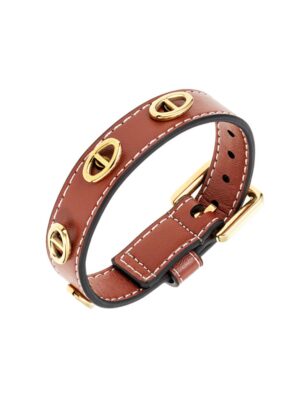 Celine leather bracelet Brown
