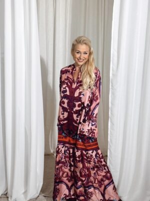 Klänning Colourful Ornaments Rose Bordeaux