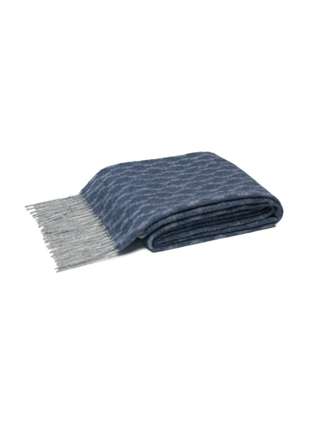 Kim Scarf Navy Blazer