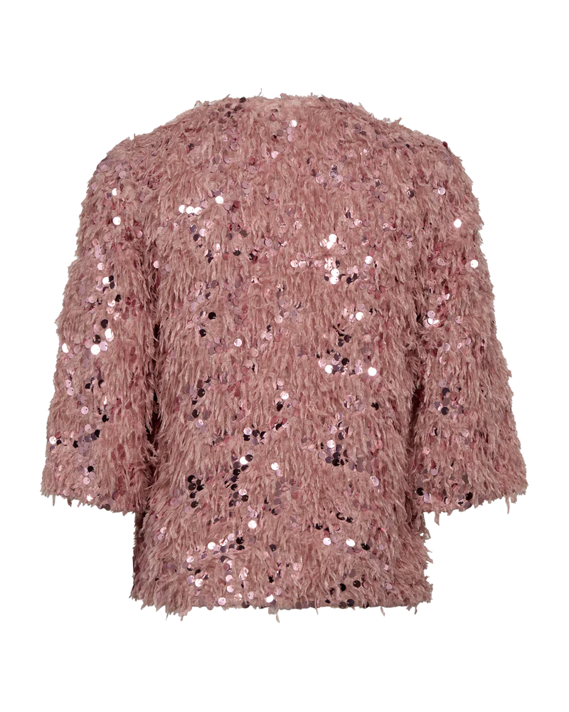 Paljett Blus Nolla Pale Mauve