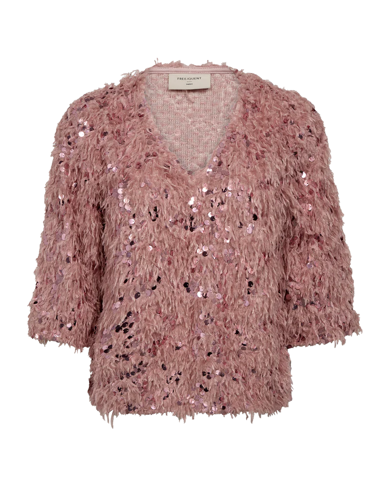 Paljett Blus Nolla Pale Mauve