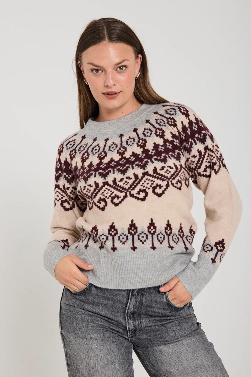 Pullover Merla Moonbeam Mid Grey