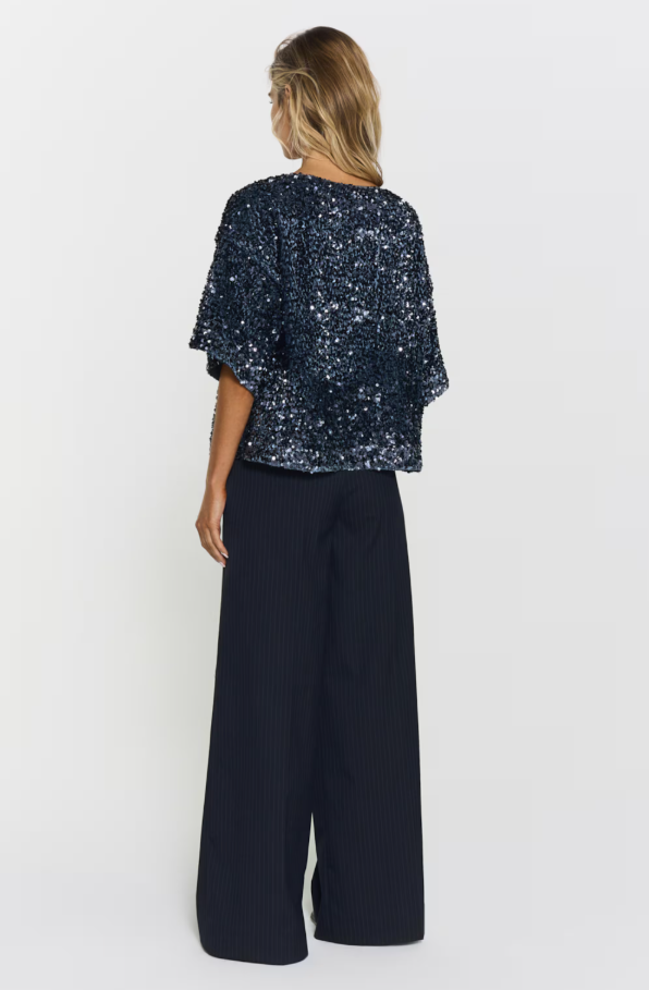 Zoka Sequin Top Blue Blizzard - Image 2