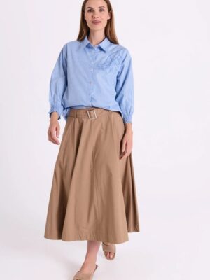 Kjol Erica Silver Mink