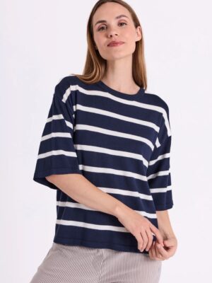 Pullover Conny Navy Off-white