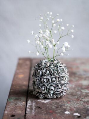 Vas Celin Floral Green