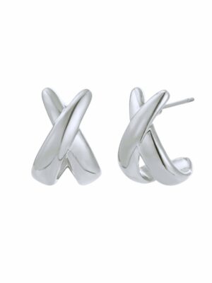 Örhängen - Cross Earring Silver