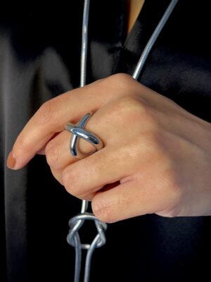 Ring - Cross Ring Silver