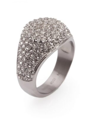 Ring - Linn Round Ring Clear/Steel