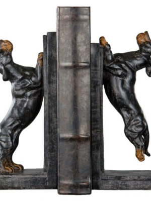 Bokstöd Tax Svart/Brun