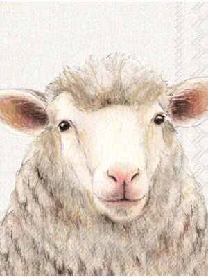 Servetter - Farm Sheep Cream Lunch