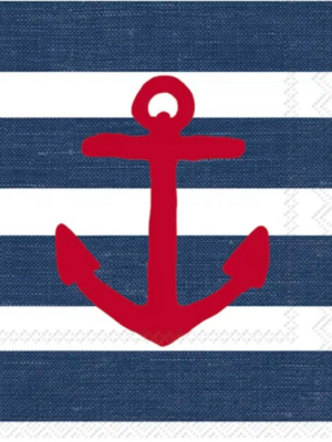 Servetter - Anchor Blue Lunch