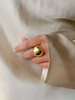 Beya Chunky Ring Gold Plated