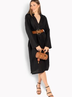 Charlotte Dress Jet Black